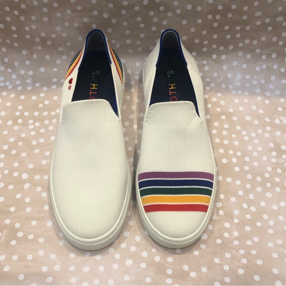 ROTHY’s Women’s Pride San Francisco Rainbow Slip On Sneaker Size 8.5 - Picture 3 of 10